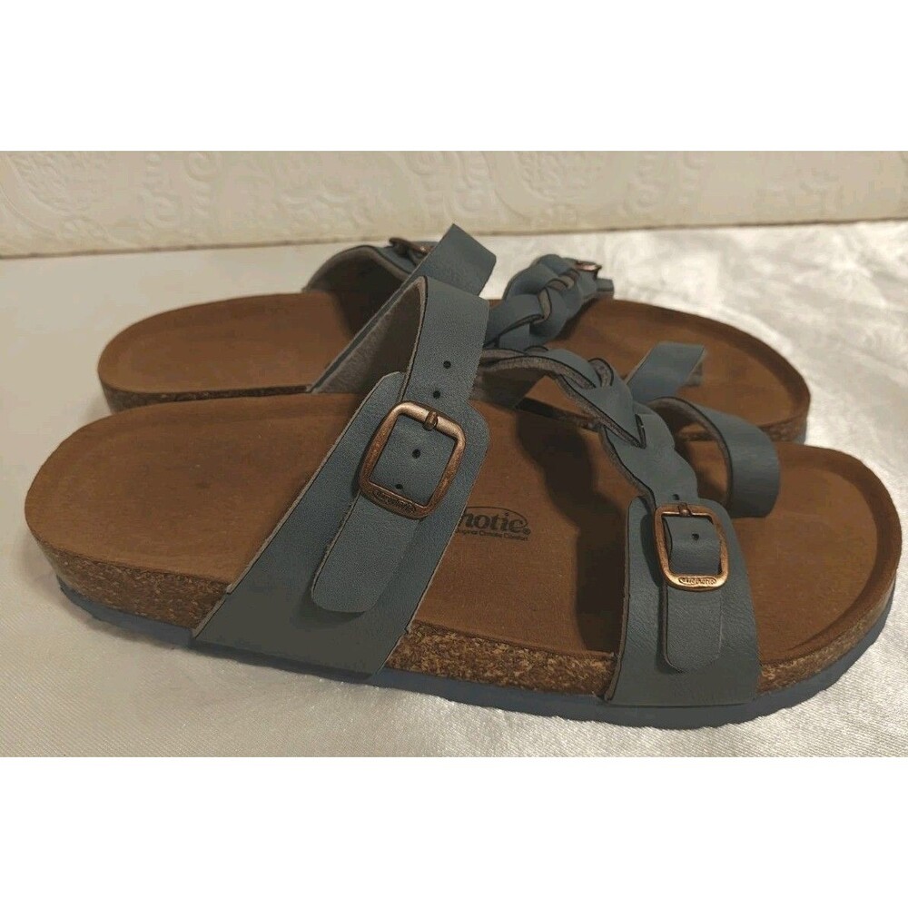 New Aerothotic Cork Sandals Women’s 9.5 Comfort Footbed Slip-On Casual Shoes